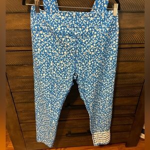 NWT Addison Bay Everyday Legging Courtside Blue Floral XL